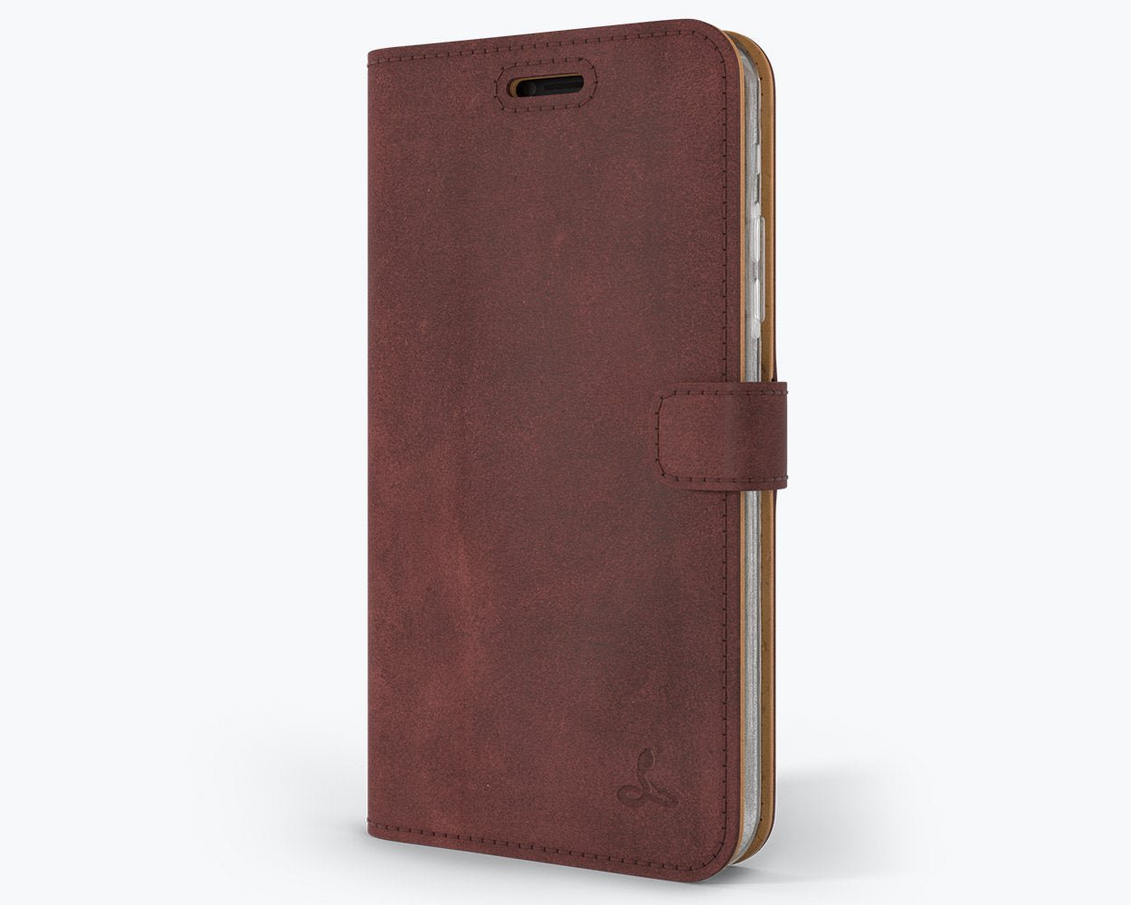 Apple iPhone X/XS - Vintage Leather Wallet (Almost Perfect) Plum Apple iPhone X/XS - Snakehive UK