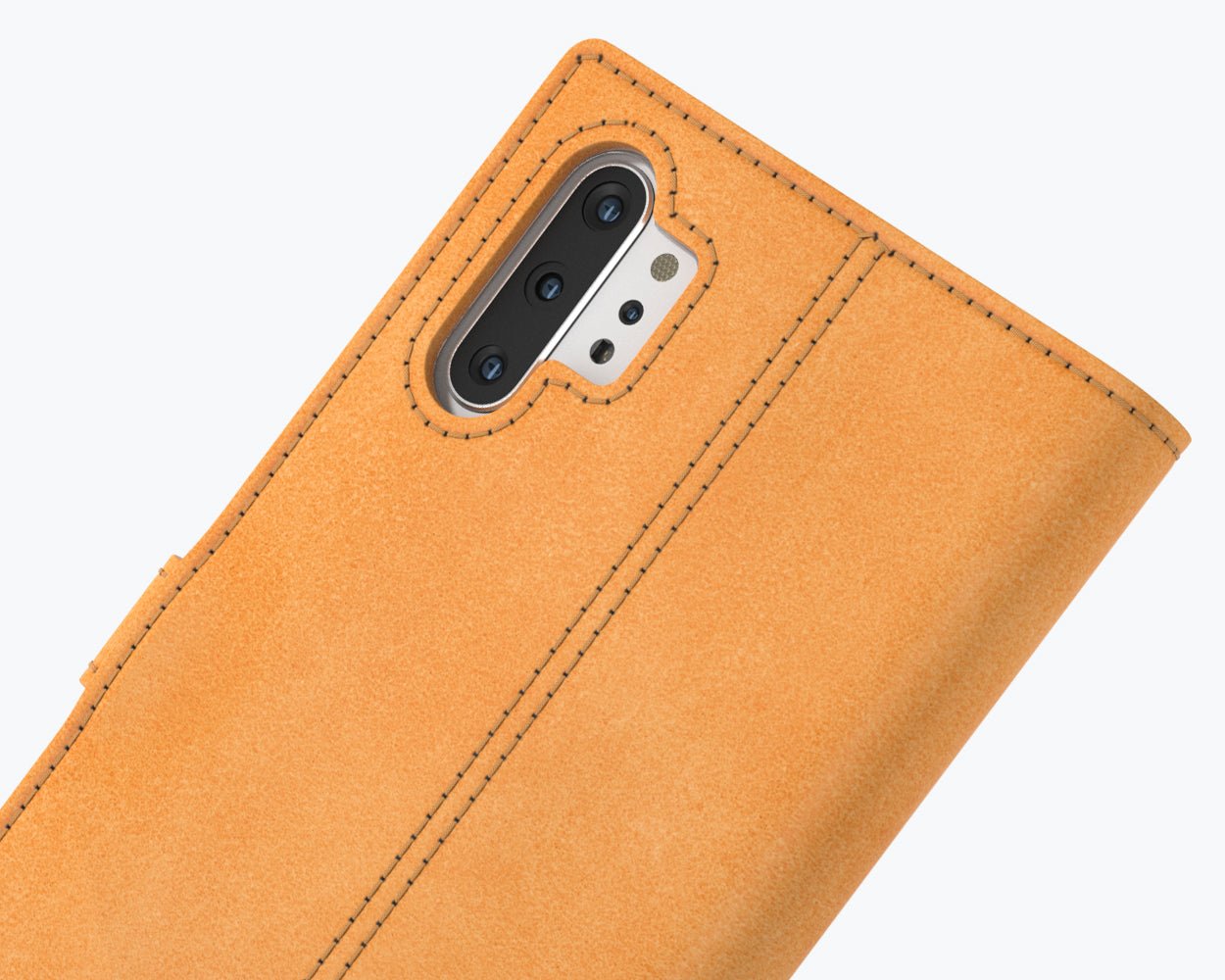 Samsung Galaxy Note 10 Plus - Vintage Leather Wallet (Almost Perfect) Honey Gold Samsung Galaxy Note 10 Plus - Snakehive UK