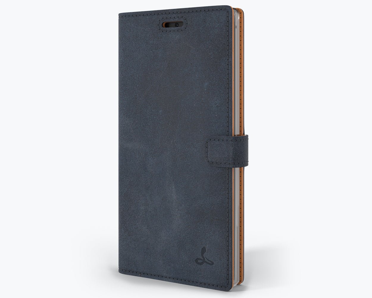 Samsung Galaxy Note 10 Plus - Vintage Leather Wallet (Almost Perfect) Navy Samsung Galaxy Note 10 Plus - Snakehive UK