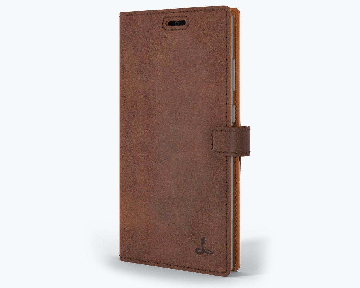 Samsung Galaxy Note 20 - Vintage Leather Wallet (Almost Perfect) Chestnut Brown Samsung Galaxy Note 20 - Snakehive UK