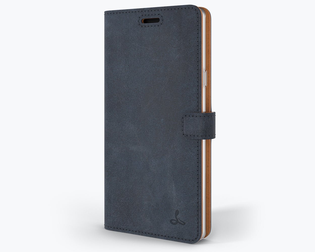 Samsung Galaxy Note 9 - Vintage Leather Wallet Navy Samsung Galaxy Note 9 - Snakehive UK