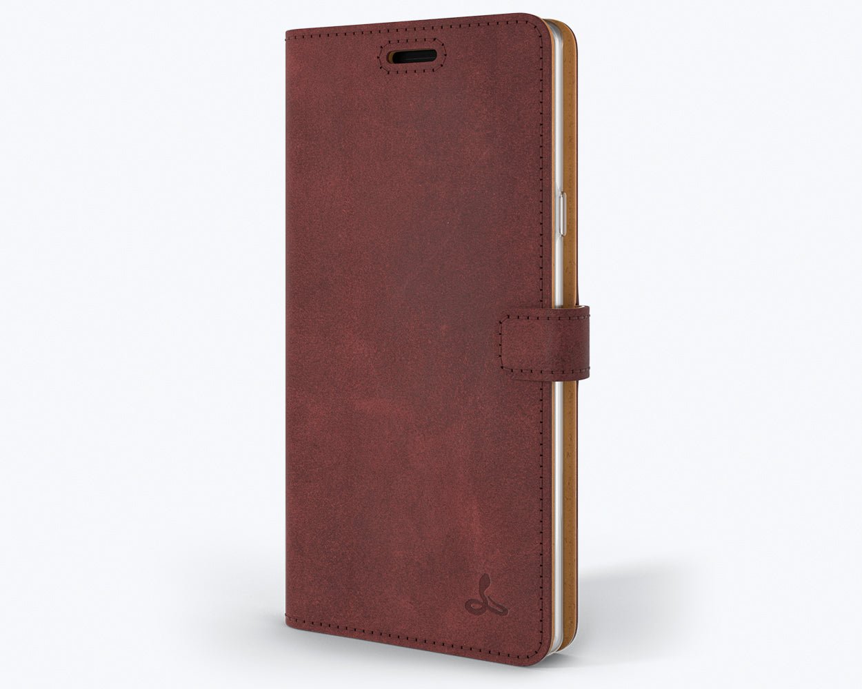 Samsung Galaxy Note 9 - Vintage Leather Wallet Plum Samsung Galaxy Note 9 - Snakehive UK