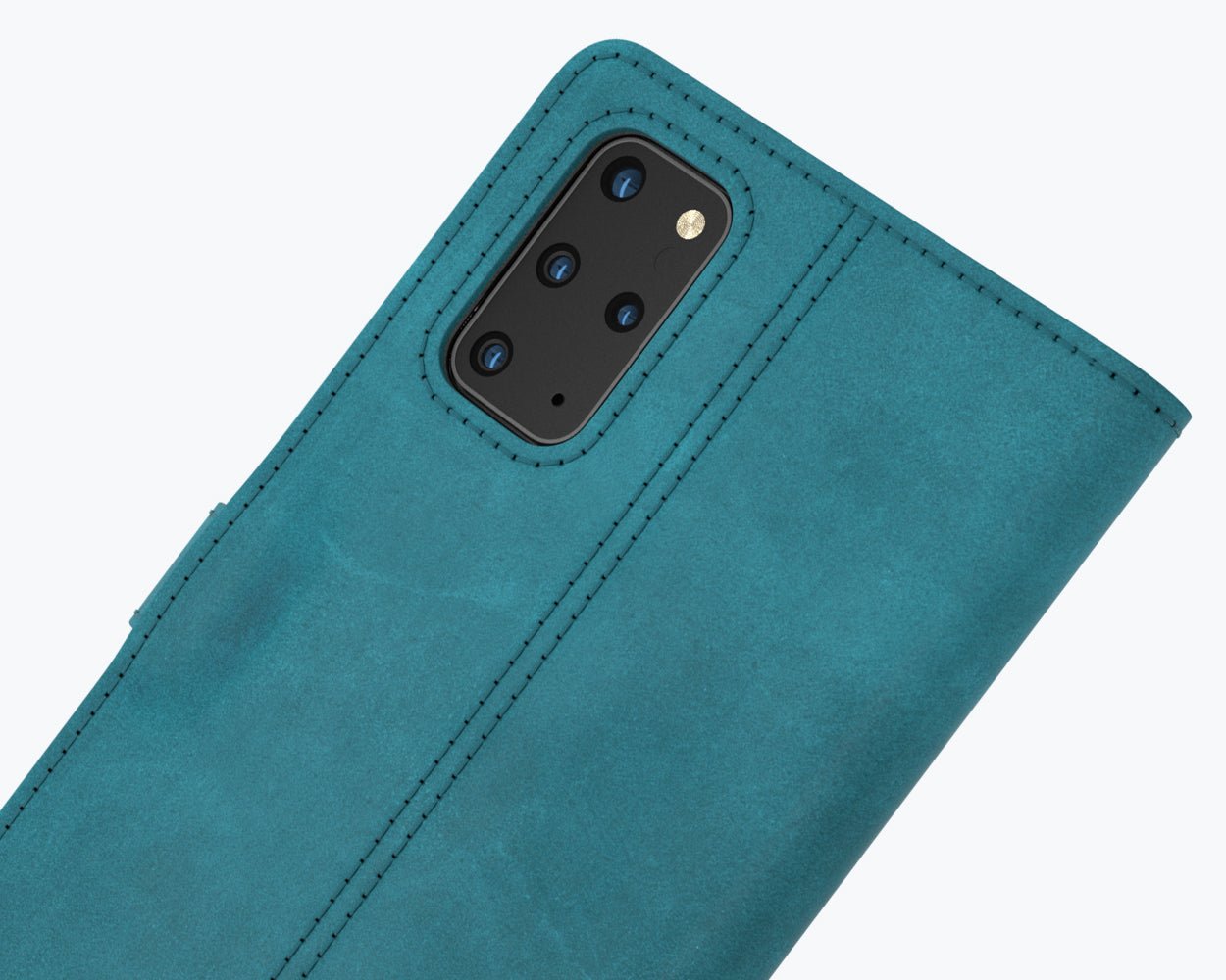 Samsung Galaxy S20 Plus - Vintage Leather Wallet (Almost Perfect) Teal Samsung Galaxy S20 Plus - Snakehive UK