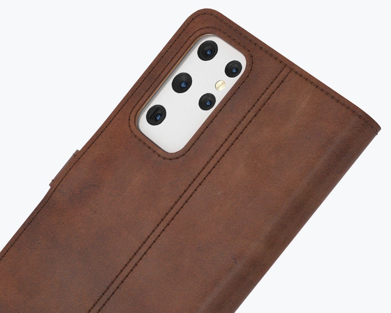 Samsung Galaxy S21 Ultra - Vintage Leather Wallet (Almost Perfect) Plum Samsung Galaxy S21 Ultra - Snakehive UK