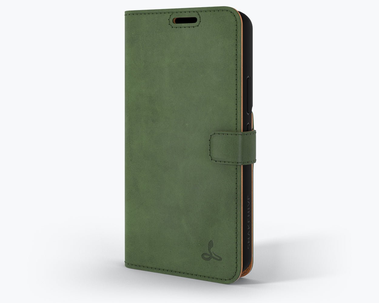 Samsung Galaxy S22 Plus - Vintage Leather Wallet (Almost Perfect) Bottle Green Samsung Galaxy S22 Plus - Snakehive UK