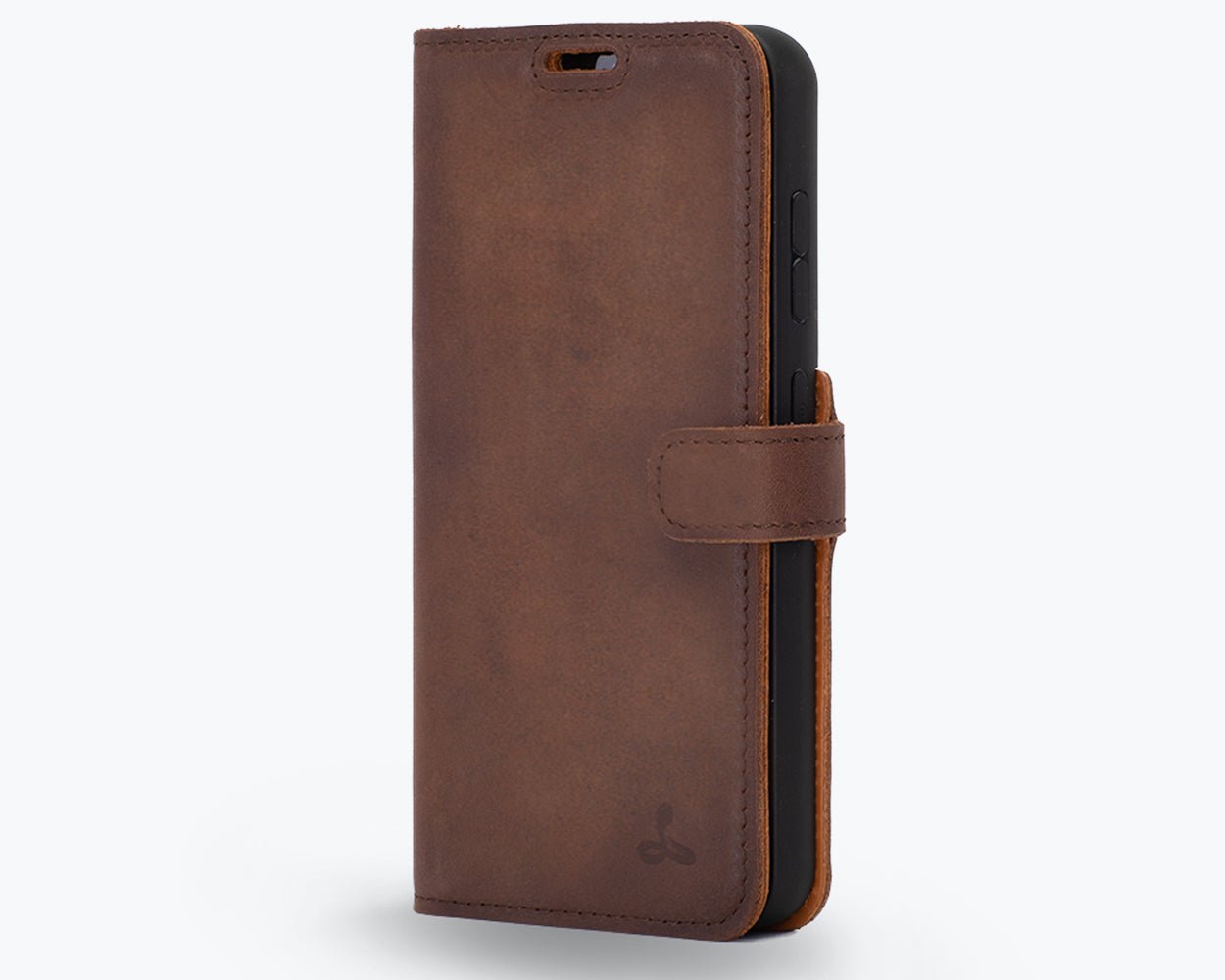 Samsung Galaxy S23 - Vintage Leather Wallet Chestnut Brown Samsung Galaxy S23 - Snakehive UK