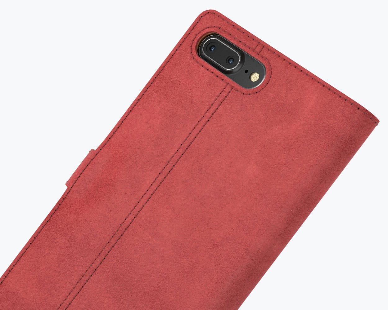 Apple iPhone 7 Plus - Vintage Leather Wallet (Almost Perfect) Red Apple iPhone 7 Plus - Snakehive UK