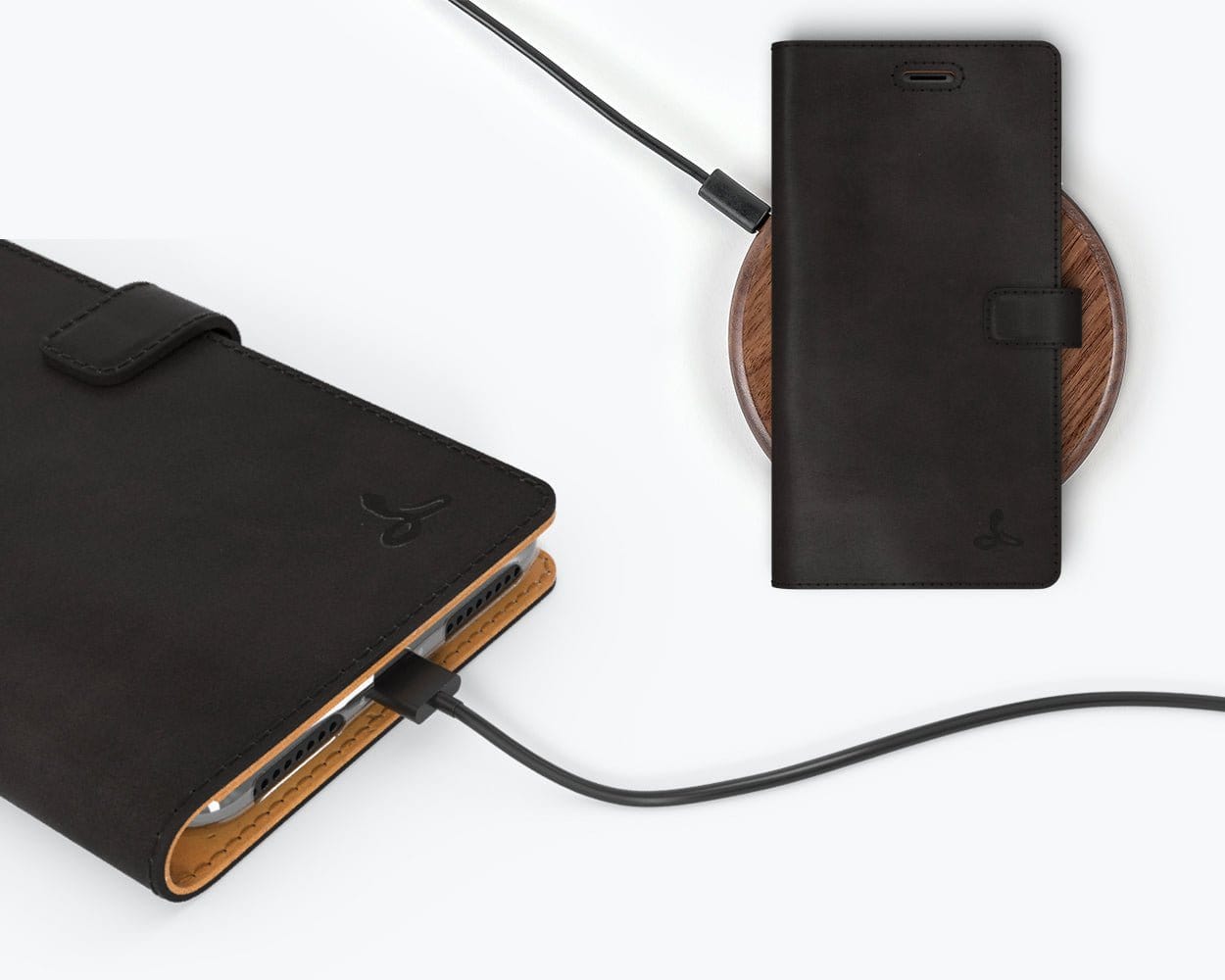 Apple iPhone 7 Plus - Vintage Leather Wallet (Almost Perfect) Red Apple iPhone 7 Plus - Snakehive UK