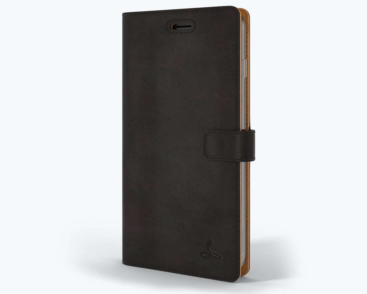 Apple iPhone 7 Plus - Vintage Leather Wallet (Almost Perfect) Black Apple iPhone 7 Plus - Snakehive UK