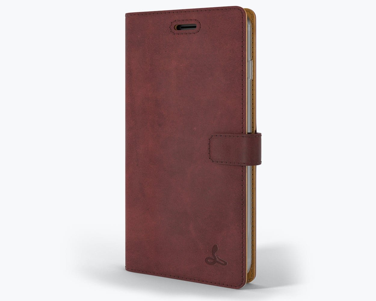 Apple iPhone 7 Plus - Vintage Leather Wallet (Almost Perfect) Plum Apple iPhone 7 Plus - Snakehive UK