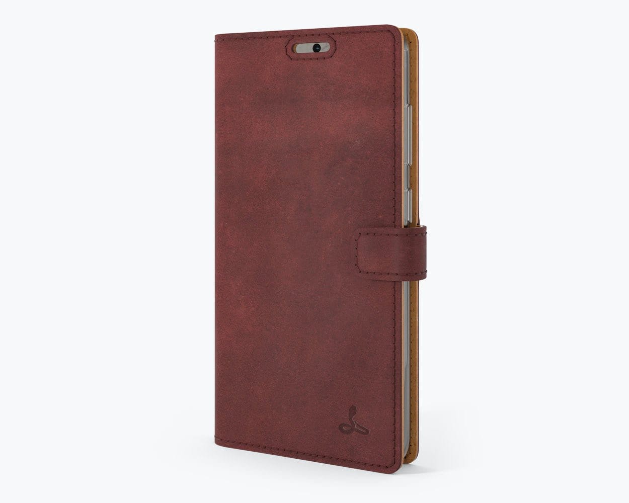 Samsung Galaxy S20 - Vintage Leather Wallet Plum Samsung Galaxy S20 - Snakehive UK