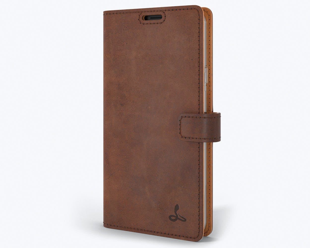 Vintage Leather Wallet - Samsung Galaxy S9 Chestnut Brown Samsung Galaxy S9 - Snakehive UK