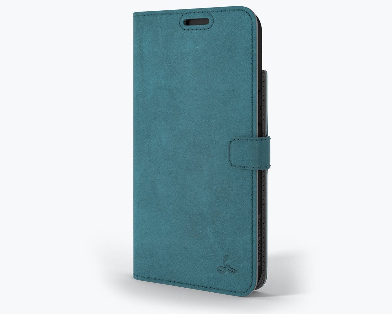 Apple iPhone 14 Plus - Vintage Leather Wallet Teal Apple iPhone 14 Plus - Snakehive UK
