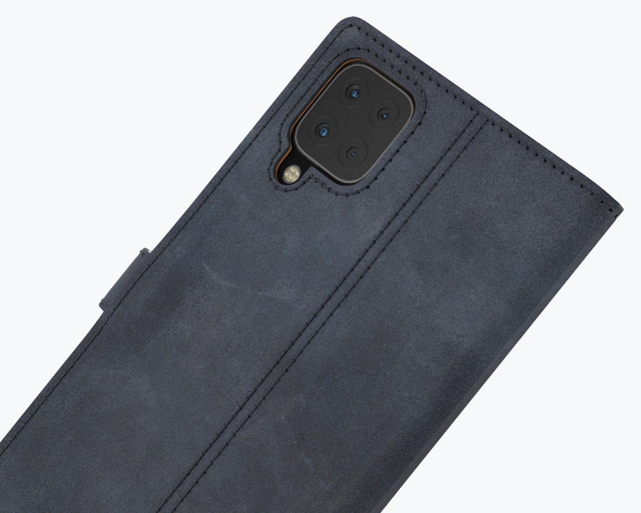 Vintage Leather Wallet - Samsung Galaxy A12 Teal Samsung Galaxy A12 - Snakehive UK
