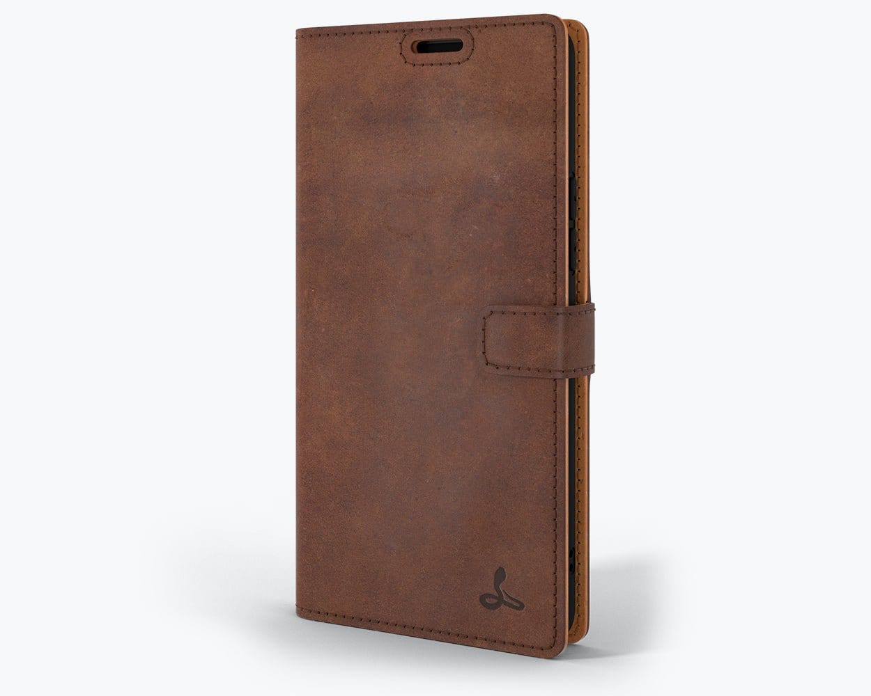 Samsung Galaxy A53 - Vintage Leather Wallet Chestnut Brown Samsung Galaxy A53 - Snakehive UK