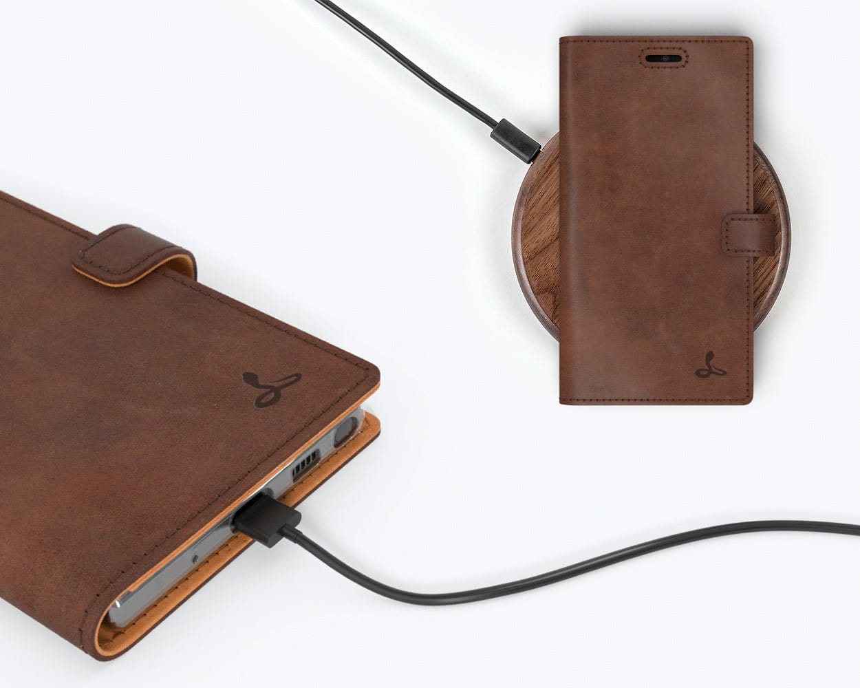 Vintage Leather Wallet - Samsung Galaxy Note 10 Plum Samsung Galaxy Note 10 - Snakehive UK
