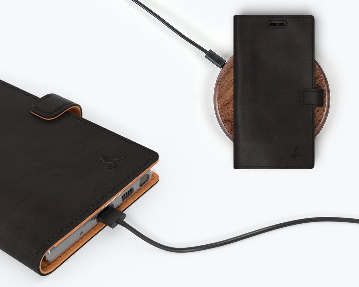 Vintage Leather Wallet - Samsung Galaxy Note 10 Plum Samsung Galaxy Note 10 - Snakehive UK
