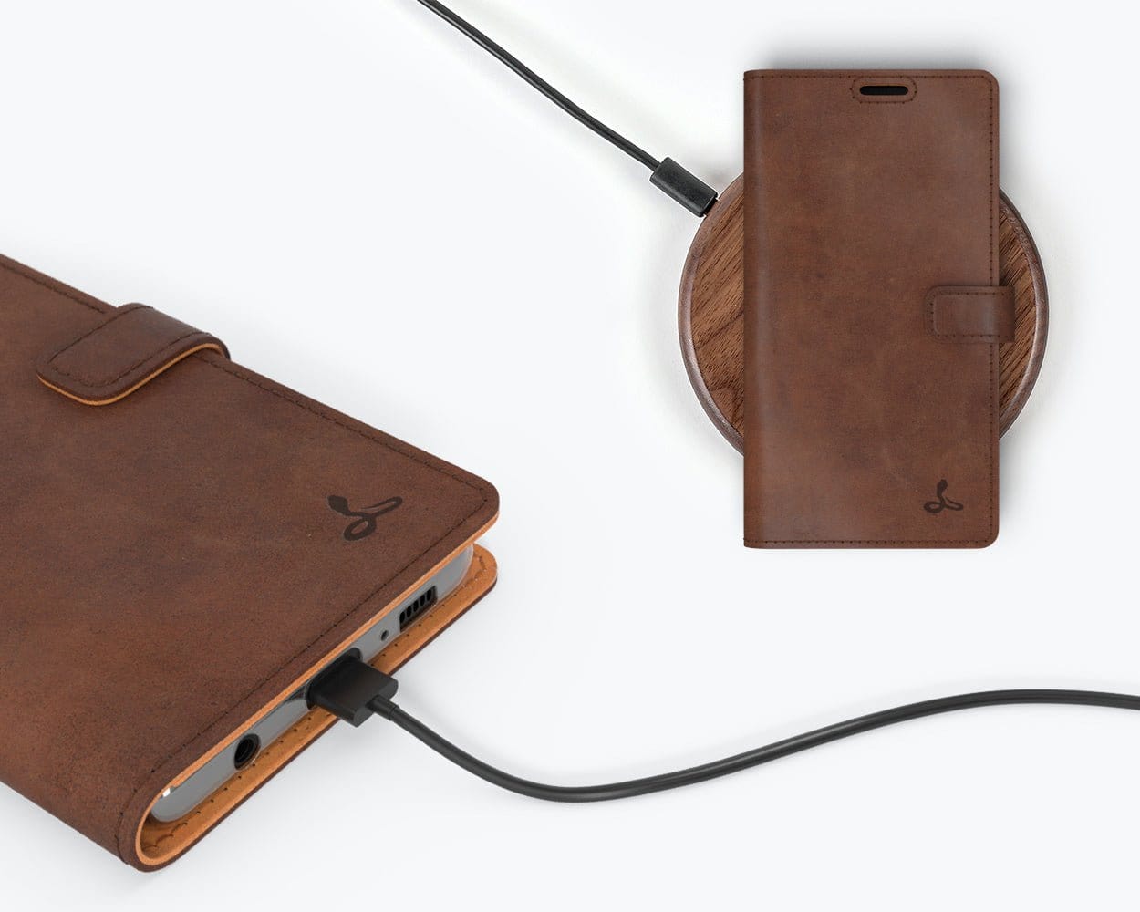 Samsung Galaxy S10 Plus - Vintage Leather Wallet Plum Samsung Galaxy S10 Plus - Snakehive UK
