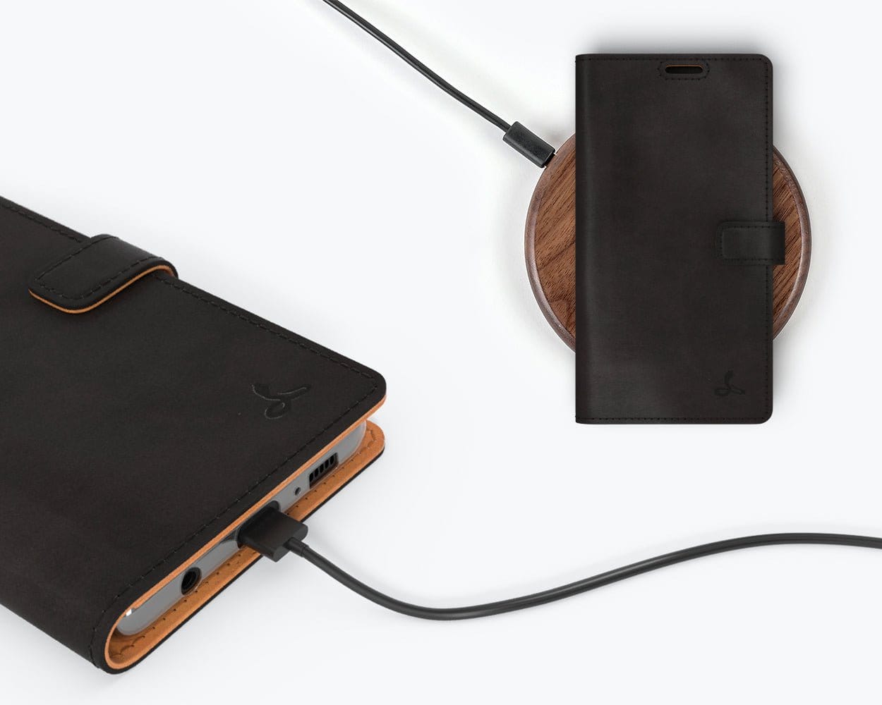 Samsung Galaxy S10 Plus - Vintage Leather Wallet Plum Samsung Galaxy S10 Plus - Snakehive UK