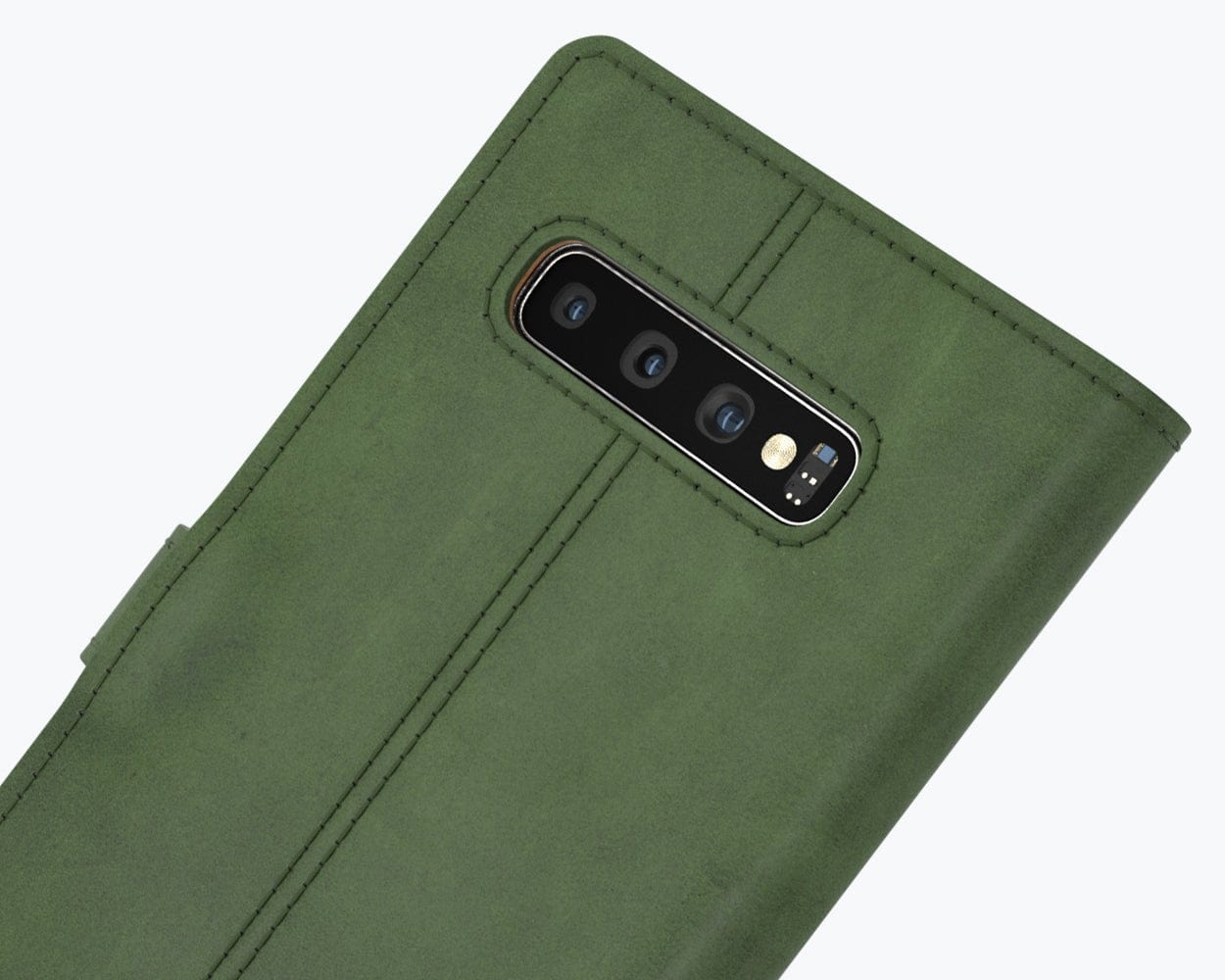 Samsung Galaxy S10 Plus - Vintage Leather Wallet Plum Samsung Galaxy S10 Plus - Snakehive UK