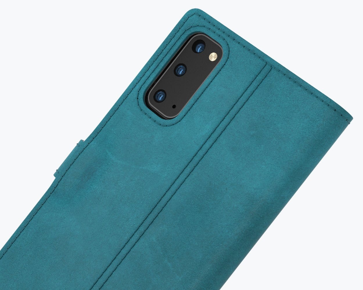 Samsung Galaxy S20 FE - Vintage Leather Wallet Grey Samsung Galaxy S20 FE - Snakehive UK