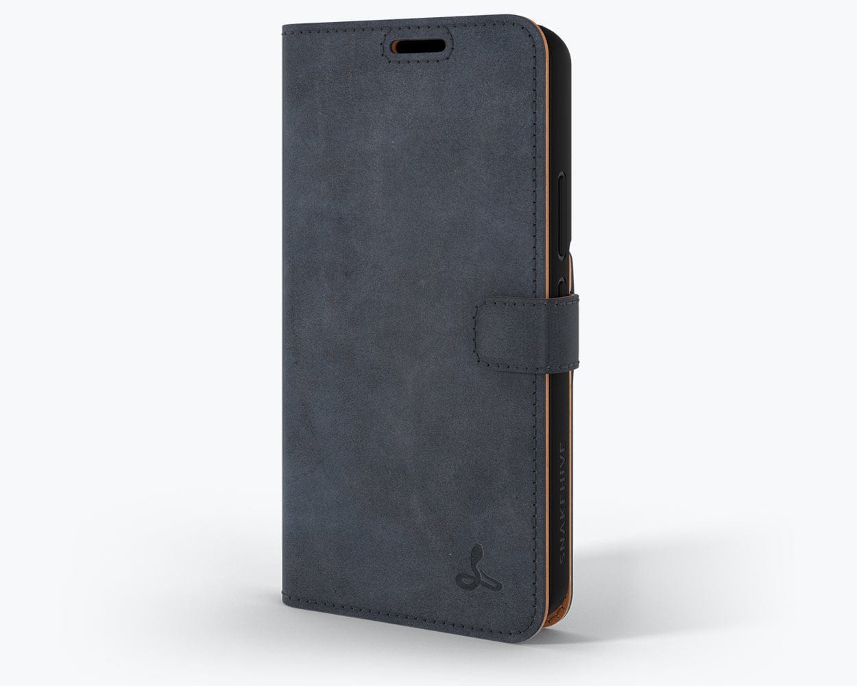 Samsung Galaxy S22 Plus - Vintage Leather Wallet Navy Samsung Galaxy S22 Plus - Snakehive UK