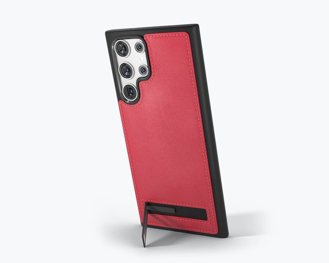 Samsung Galaxy S22 Ultra - Metro Leather Case Poppy Red Samsung Galaxy S22 Ultra - Snakehive UK
