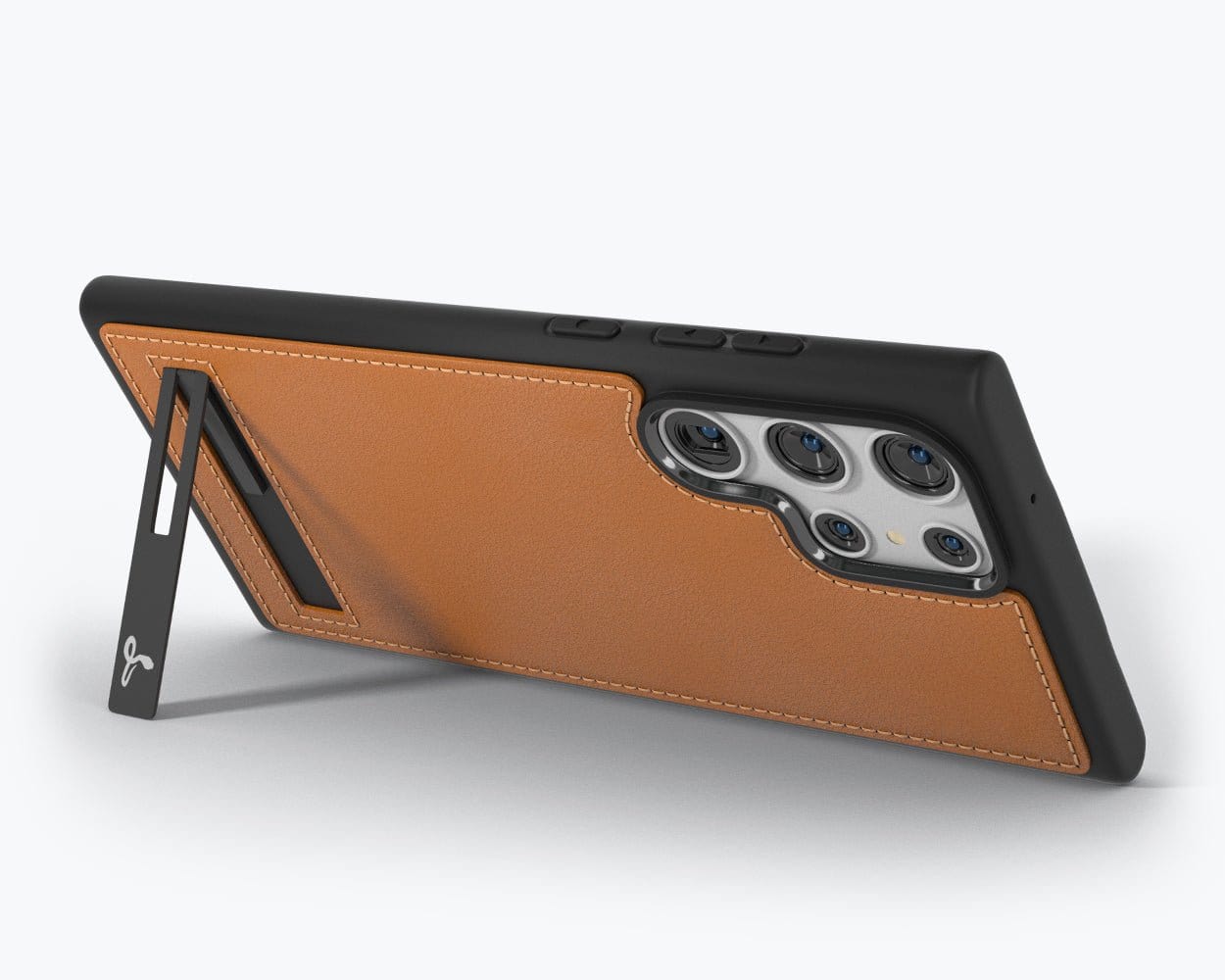 Samsung Galaxy S22 Ultra - Metro Leather Case Pebble Grey Samsung Galaxy S22 Ultra - Snakehive UK