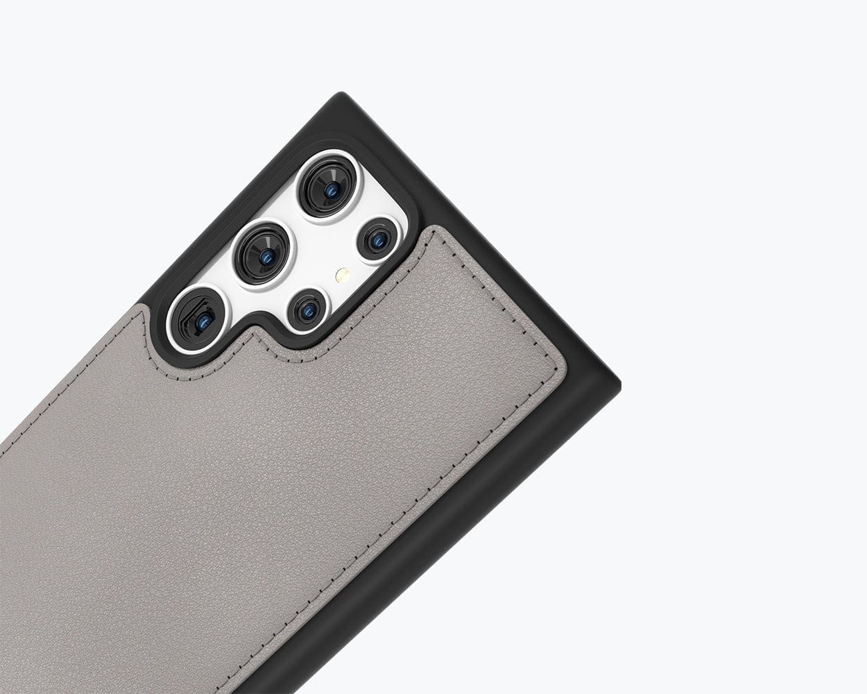 Samsung Galaxy S22 Ultra - Metro Leather Case Pebble Grey Samsung Galaxy S22 Ultra - Snakehive UK