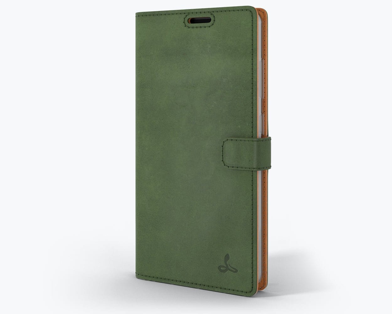 Vintage Leather Wallet - Samsung Galaxy A52 Bottle Green Samsung Galaxy A52 - Snakehive UK