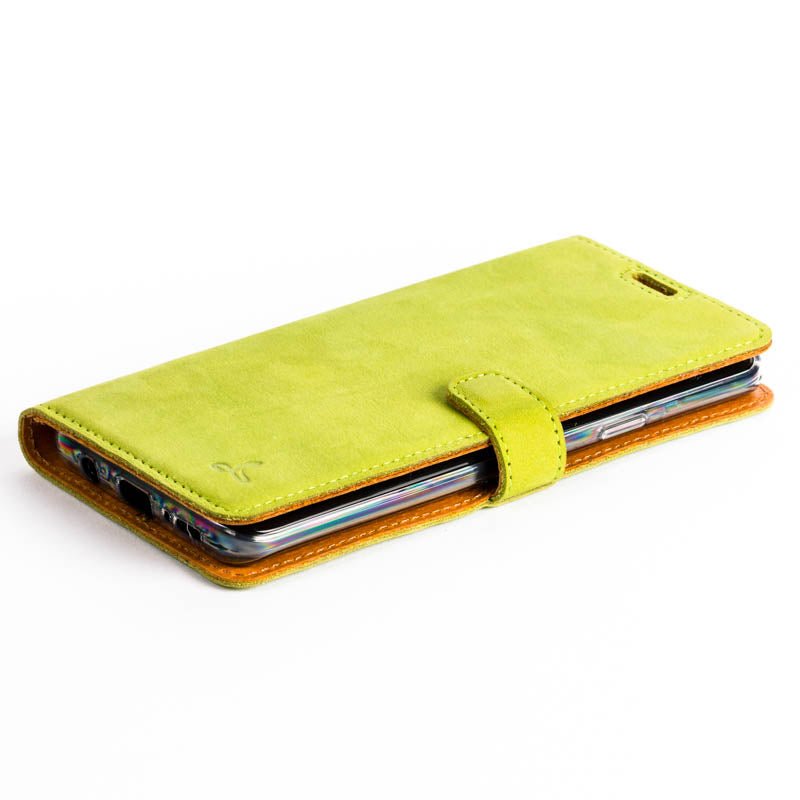 Vintage Leather Wallet - Samsung Galaxy S9 Plus (Almost Perfect) Moss Green Samsung Galaxy S9 Plus - Snakehive UK