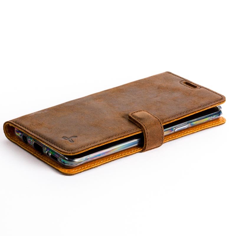 Vintage Leather Wallet - Samsung Galaxy S9 Plus (Almost Perfect) Moss Green Samsung Galaxy S9 Plus - Snakehive UK