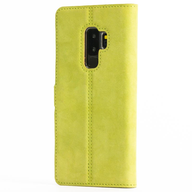 Vintage Leather Wallet - Samsung Galaxy S9 Plus (Almost Perfect) Moss Green Samsung Galaxy S9 Plus - Snakehive UK