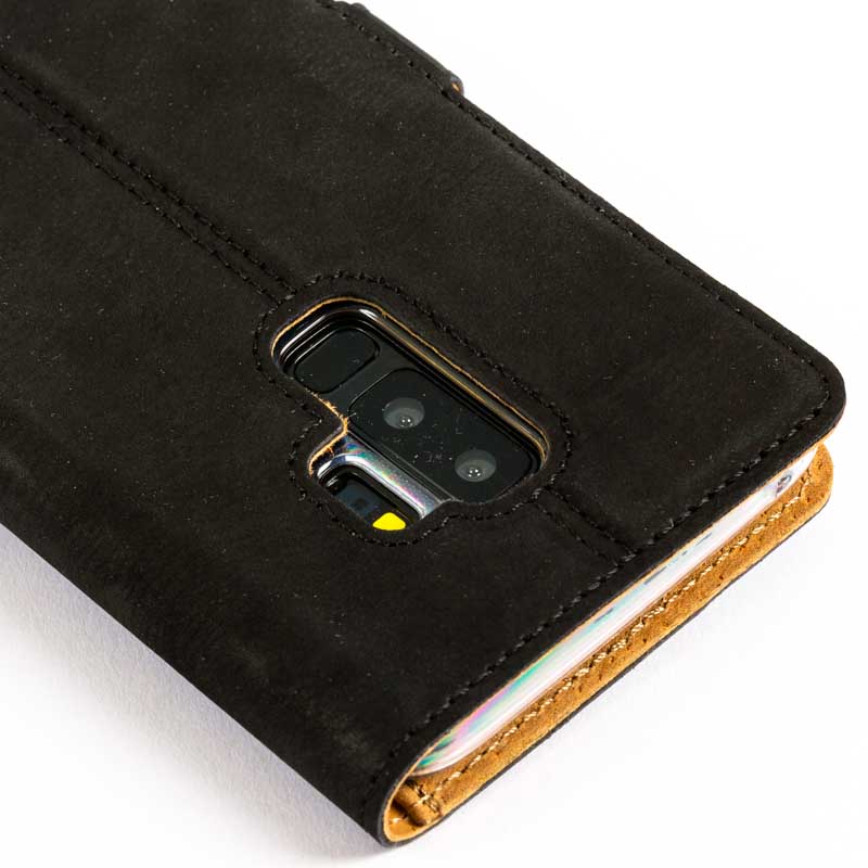 Vintage Leather Wallet - Samsung Galaxy S9 Plus (Almost Perfect) Moss Green Samsung Galaxy S9 Plus - Snakehive UK