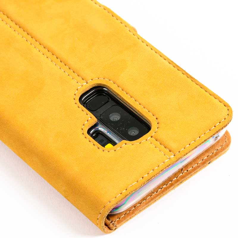 Vintage Leather Wallet - Samsung Galaxy S9 Plus (Almost Perfect) Moss Green Samsung Galaxy S9 Plus - Snakehive UK