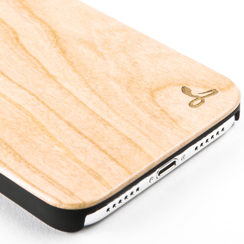 Wilderness Wood Back Case - Apple iPhone X/XS Maple Apple iPhone X/XS - Snakehive UK