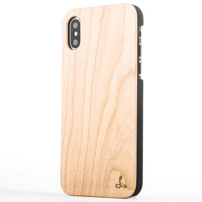 Wilderness Wood Back Case - Apple iPhone X/XS Maple Apple iPhone X/XS - Snakehive UK