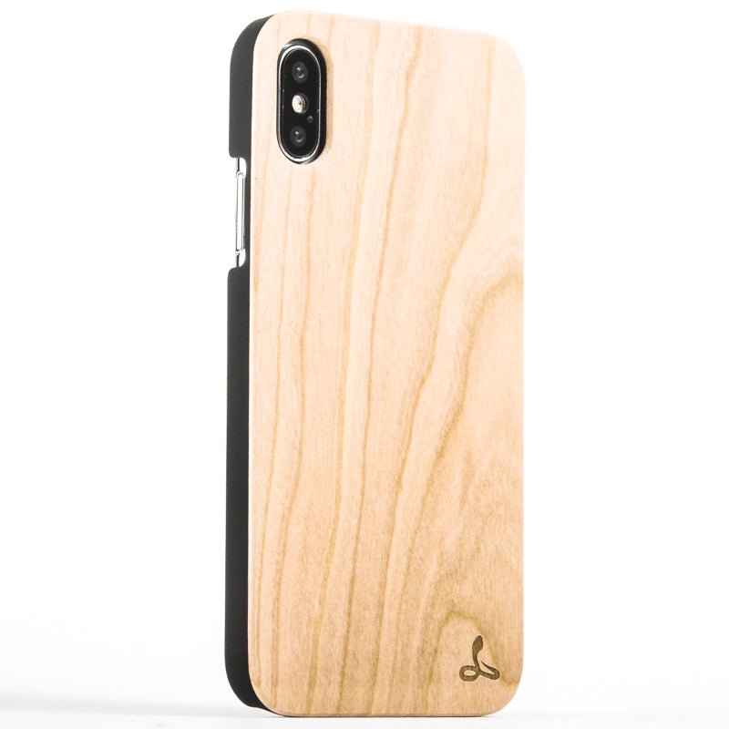 Wilderness Wood Back Case - Apple iPhone X/XS Maple Apple iPhone X/XS - Snakehive UK